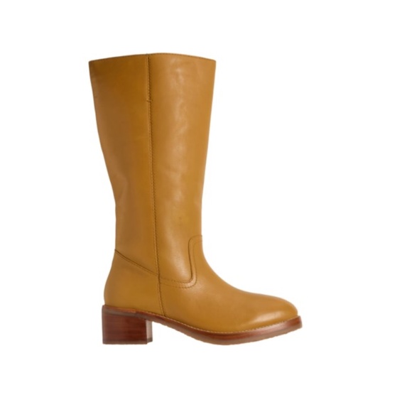 Frye Camryn Tall Shaft Boots - Leather - Banana Yellow - Picture 3 of 3